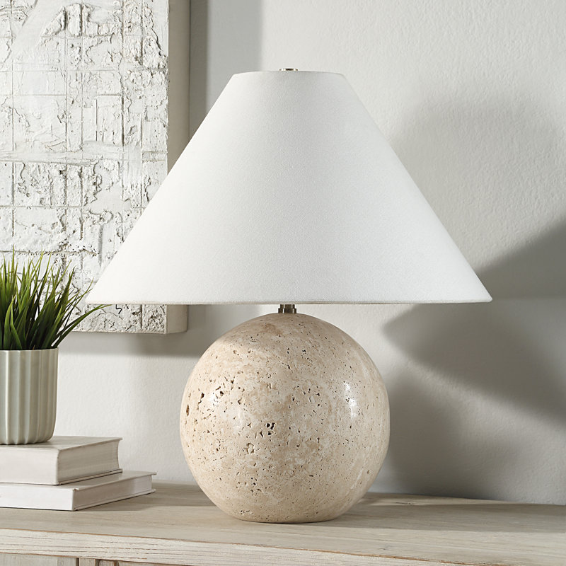 Standard Table Lamp by Renwil, Ivory, Beige