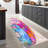 Non-Woven Lightweight Printed Rug Featuring a Classic Floral Pattern in a Soft Pastel Palette Perfect for Adding an Elegant Touch to Any Interior Space-126243066