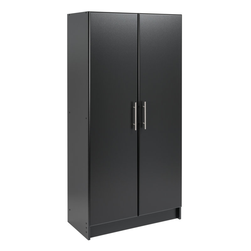 Watse 65" H x 32" W x 16" D Storage Cabinet, Drifted Gray