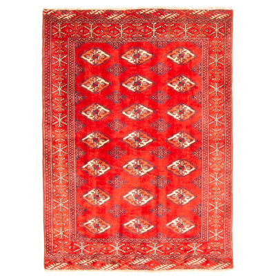 Teimani Red Rug 3'4" x 4'6"