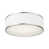 Satin Nickel/White
