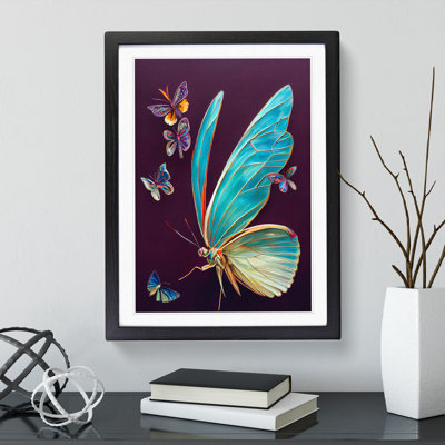Collection Of Butterflies Framed Print