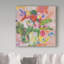 « rose impression », reproduction de peinture à l’acrylique sur toile tendue-31871210