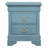 Compact Teal Traditional Nightstand