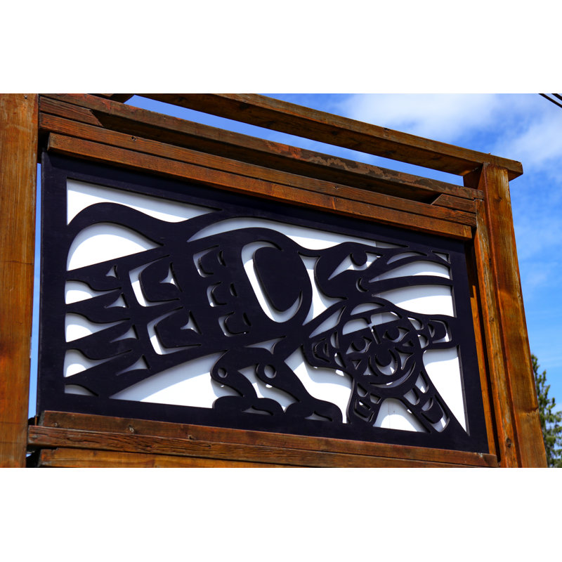 2 ft. H x 4 ft. W Ravens Call Composite Privacy Screen