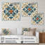 «Méditerranée Tiles In Retro Blue», reproduction sur toile-273862961-273862954