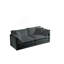 Canapé moderne avec causeuse, canapé rembourré à assise profonde de grande taille avec 4 coussins, canapé de salon