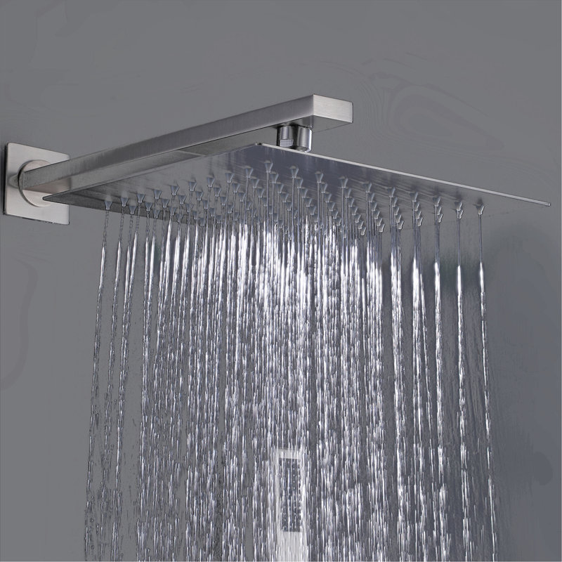 All-In-One Kit with Rough in-Valve,  Brushed Nickel