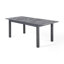 Table de salle à manger d'extérieur extensible en bois d'acacia, gris foncé
