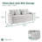 92" W Upholstered Storage Sofa-160587693