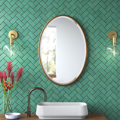 Mese Metal Flat Wall Mirror