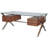 Beverly 4 Drawer - Large Modern Executive Desk with Steel X-shaped Legs – Contemporary Home Office Writing Table-735421737
