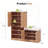 Elegant Classic Shoe Storage Bench with Soft Cushion and Adjustable Panels, Perfect for Entryway and Living Room-33576418
