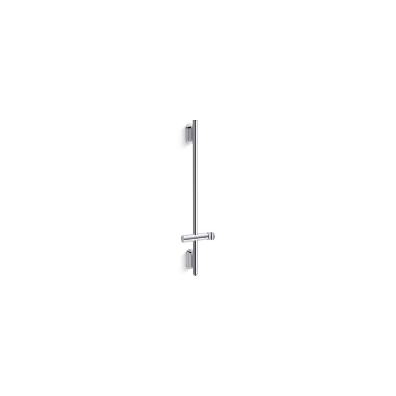 Statement 32" Deluxe Slidebar with Integrated Water Supply For Handshower, Vibrant Brushed Bronze