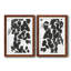 Pothos Silhouette I - ensemble de 2 reproductions de dessins encadrés-501853576-501853582