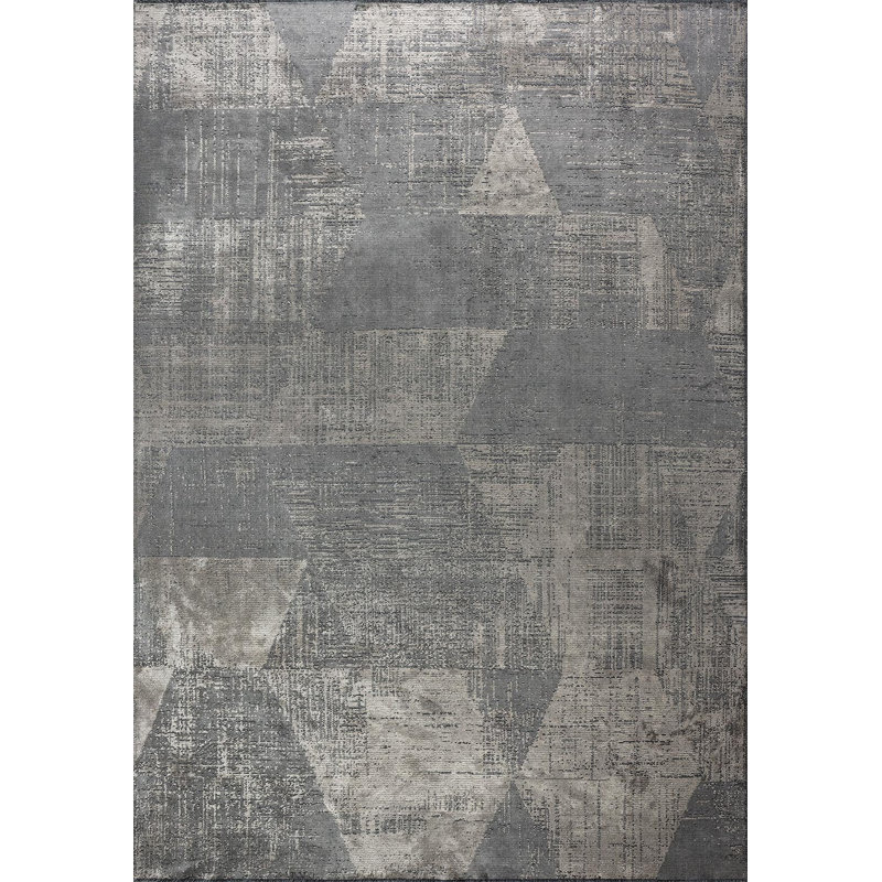 Triangles modernistes abstraits, Rectangle 7 pi 10 po x 11 pi 2 po