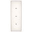 Luminaire suspendu rectangulaire unique à 5 lumières Quadrato