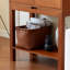 Cabinet français rétro et simple brun