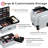 Merianne Metal 3 Compartment Makeup Organizer-1616650258