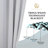 Millendon Energy Saving Modern Polyester Grommet Room Darkening Curtain Pair-1411589322-1411589314