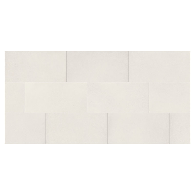 American Urban 24 in. x 48 in. Concrete Look Matte Porcelain Floor and Wall Tile (2 PCS, 16 Sq. Ft./Case), White