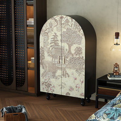 Armoire de chambre à coucher rétro française