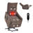 Chenille Single Motor Power Lift Recliner Chair With Massage And Heat-591503572