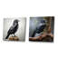 Mysterious Raven Guardian I - Ensemble de 2 impressions sur toile Raven-93246141-93246137