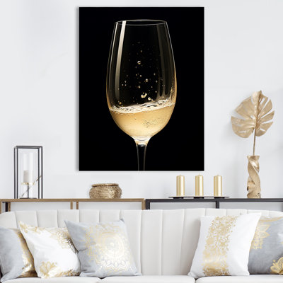 Bruts Crystal Champagne - Champagne, reproduction d'art sur toile encadrée