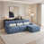 Blue+L-shaped+3 Seat