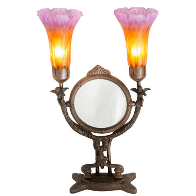 Lampe d'appoint 17 po à 2 lumières 17 po