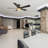 52''  5 - Blade LED Smart Standard Ceiling Fan with Remote Control and Light Kit Included.