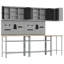 Work Cabinet Set with Shelf with Storage-385435480