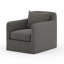 Dade Swivel Slipcovered Armchair-1173450211