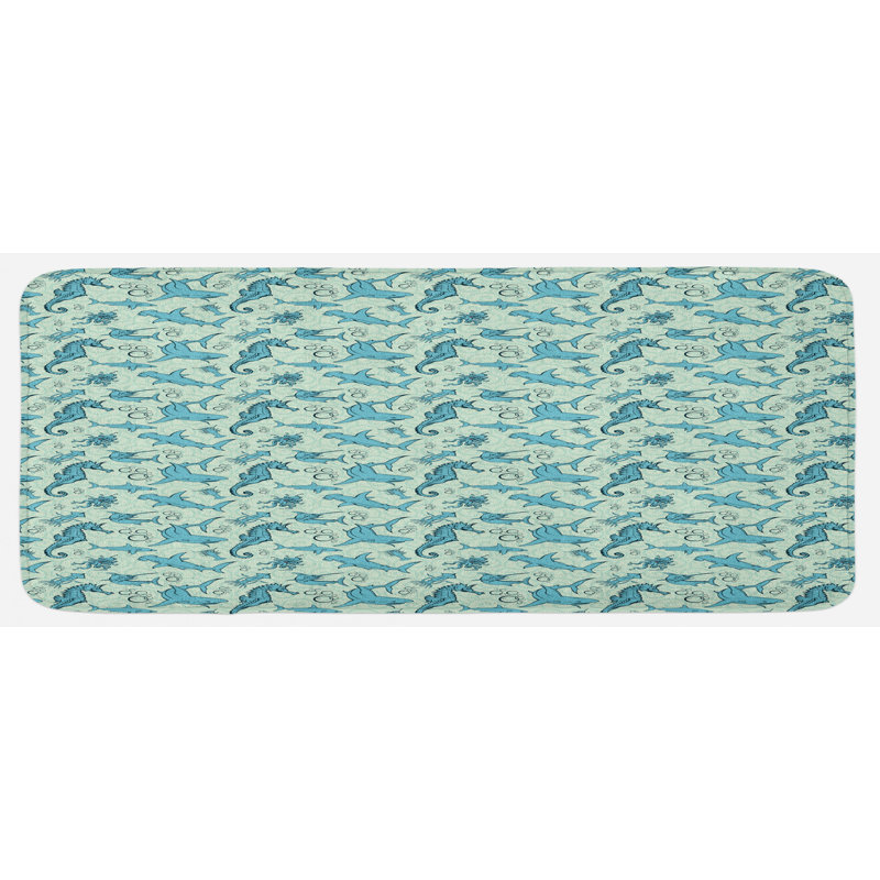 Tapis de cuisine sous l'eau