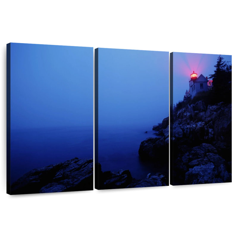 Gillard Acadia Lighthouse, 48" H x 74" W