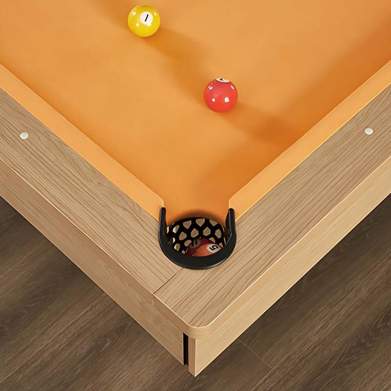 Table de ping-pong et table de billard multifonctionnelle 9 'Orange 9' Orange, L 107,87 po x l 59,84 po x H 31,89 po, Orange