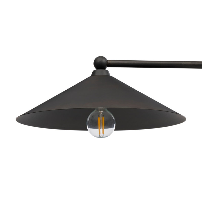 Brecken Linear Chandelier, Dark Bronze Iron