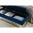 58.6" Front Organizer Bench In Navy Blue Velvet With Storage Space Hallway Shoe Spacious Interior-1915423677