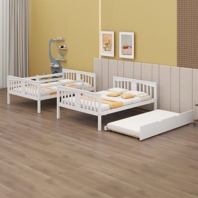 Bunk Bed With Trundle Bed And Ladder