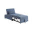 Upholstered 44 " Sherpa Sofa
