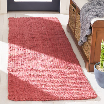 Weatherhill Natural Fiber Hand Woven Jute Solid Color Rug