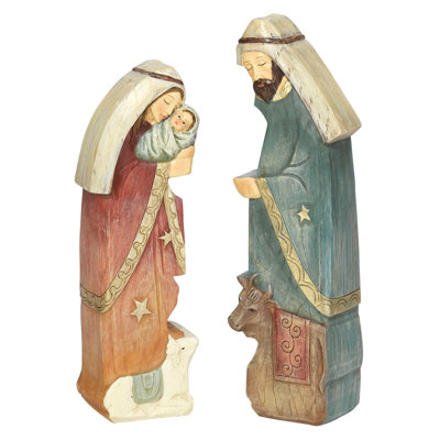Crèche de Noël 2 pièces 8 po