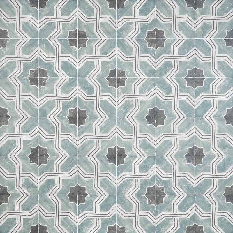 Kygo 7.87 in. x 7.87 in. Matte Porcelain Floor and Wall Tile (10.76 Sq. Ft. / Case), Deco Iberia