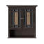 Armoire murale amovible à deux portes avec portes en mosaïque en verre Caleb, tablette réglable pour le rangement de la salle de bain ou de la maison-16556933