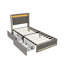 European Single (90 x 200 cm) Drawers Bed Frame-699471294