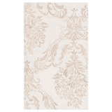 Jardin Hand Tufted Wool/Cotton Floral Rug in Ivory/Beige