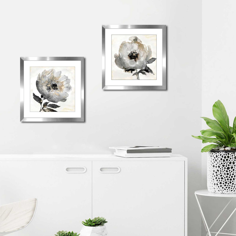 «Tranquil Floral», impression sous verre