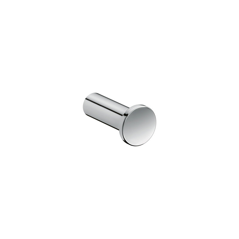Universal Circular Single Robe Hook, Chrome