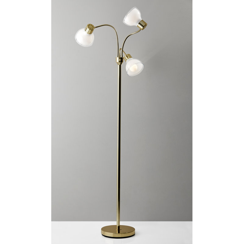 Lally 69'' Tree Floor Lamp, Shiny Gold